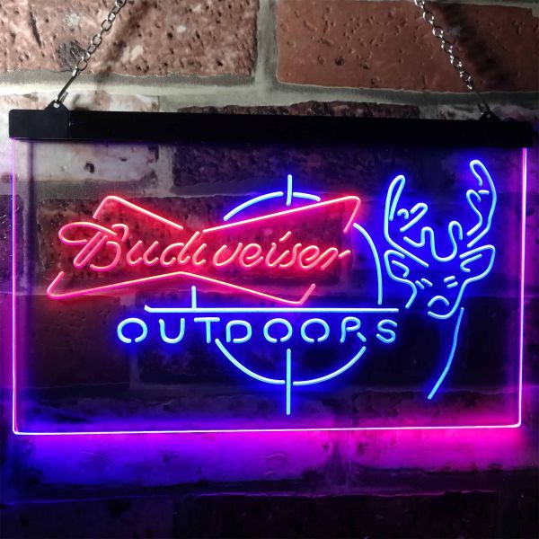 Budweiser Outdoors Neon-Like LED Sign